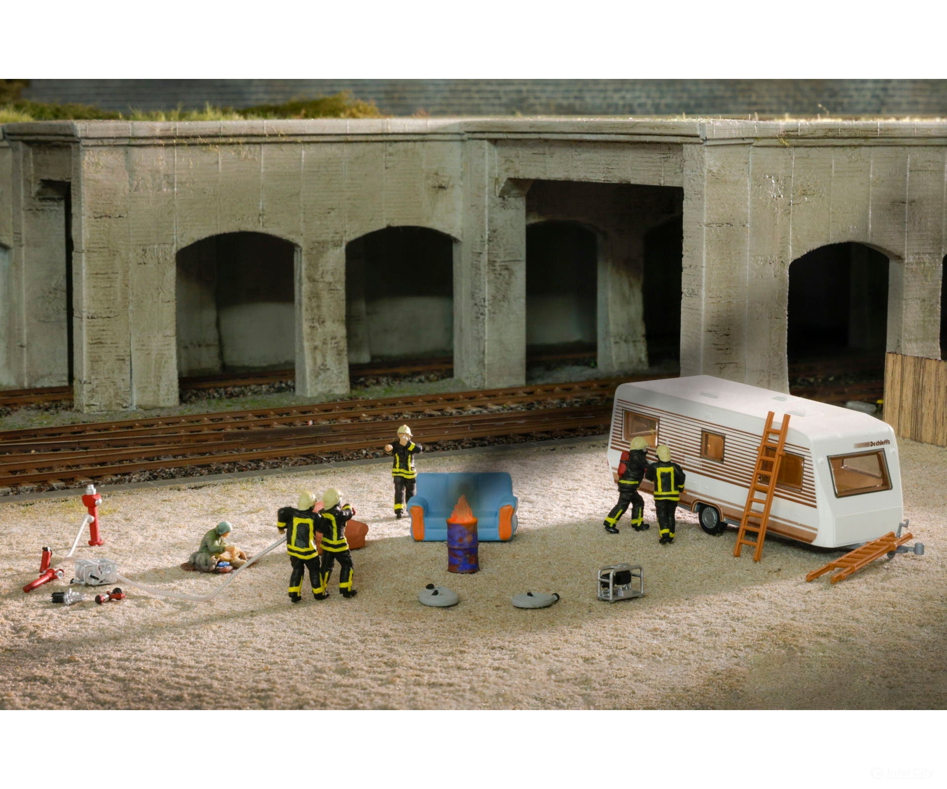 Noch 16259 HO Figures Set Fire Brigade Operation Figures