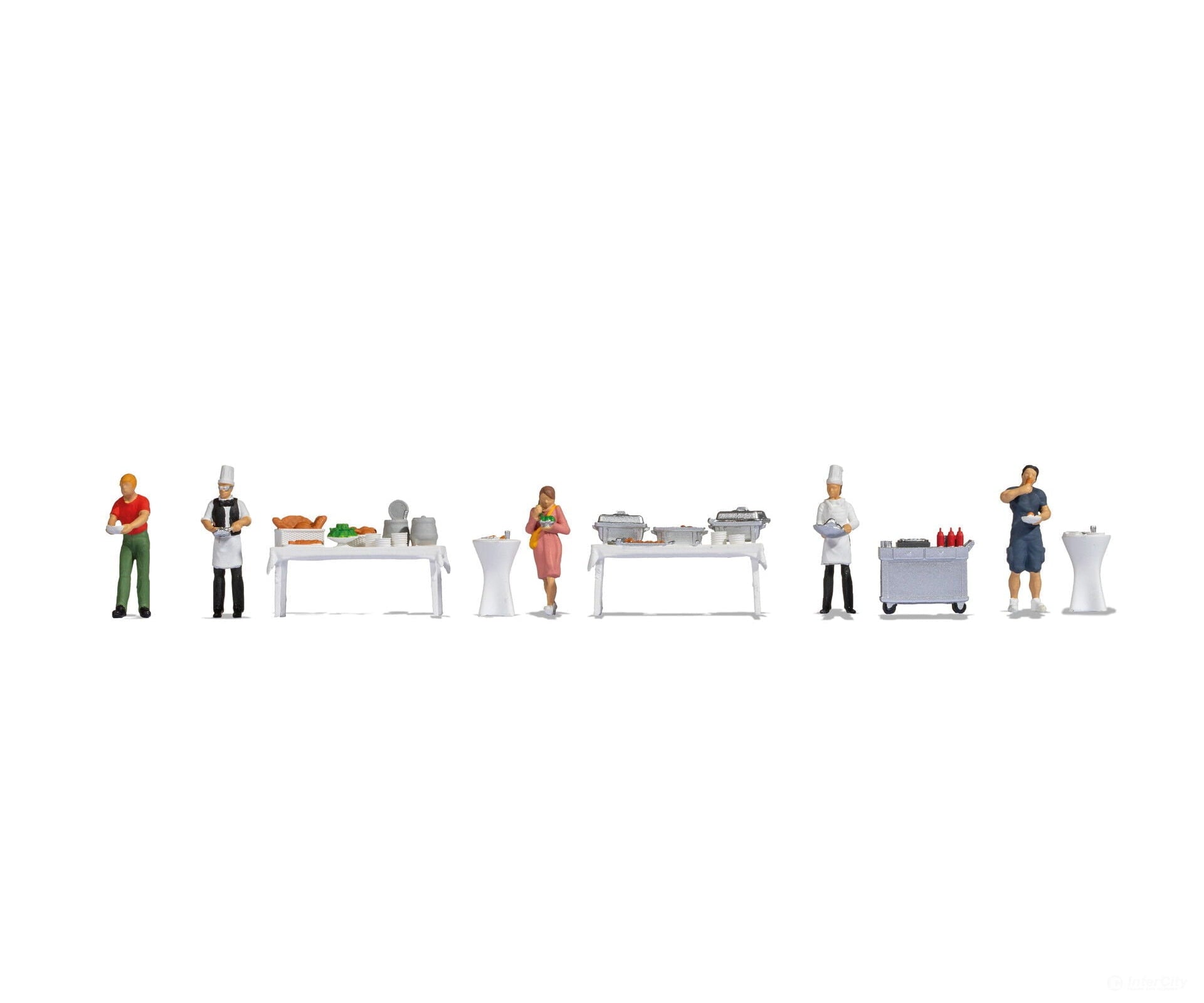 Noch 16276 HO Themed Figures Set ’Buffet’ Figures