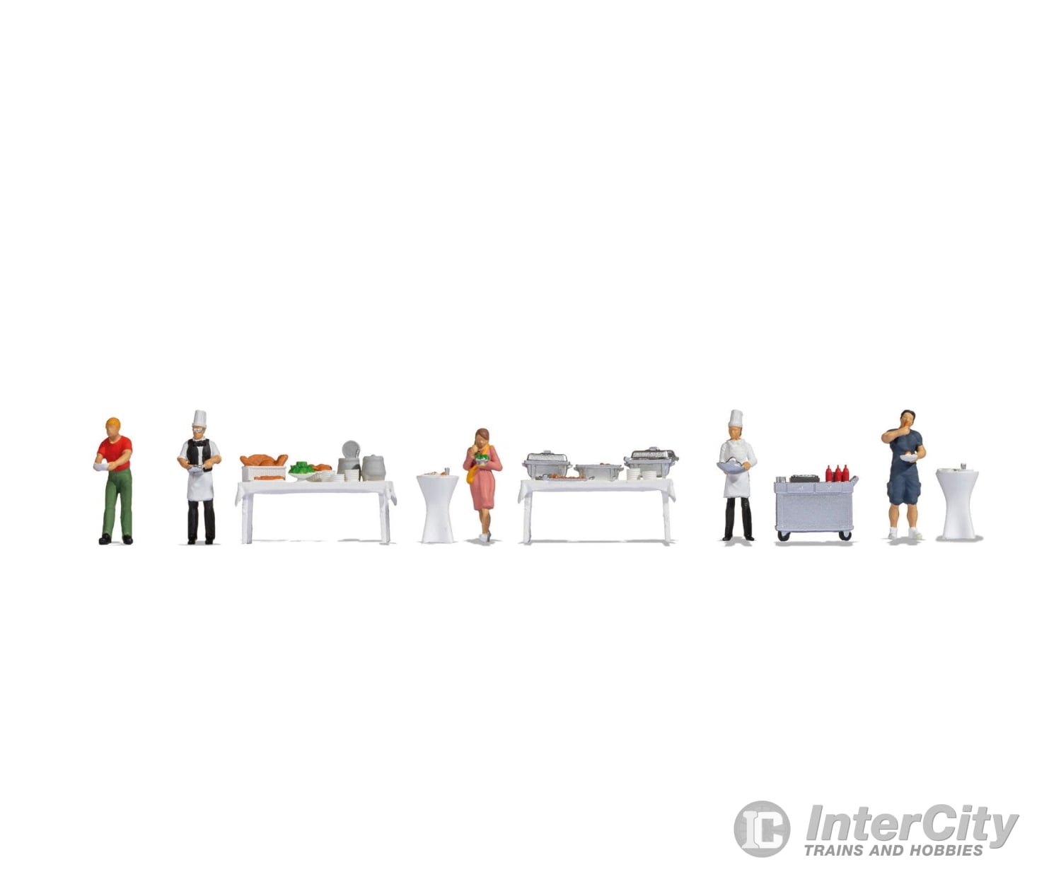 Noch 16276 HO Themed Figures Set ’Buffet’ Figures