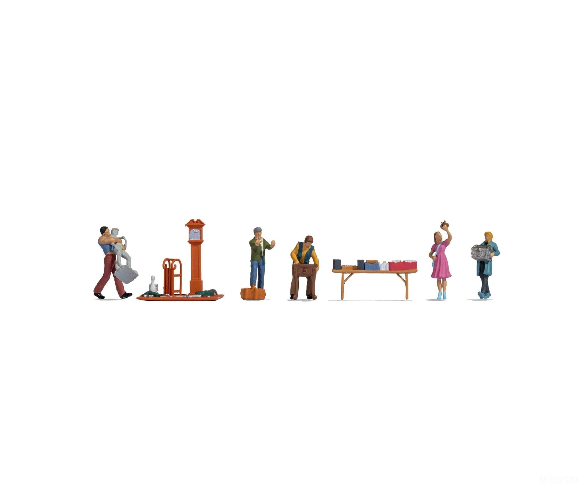 Noch 16280 HO Themed Figures Set ’Flea Market’ Figures
