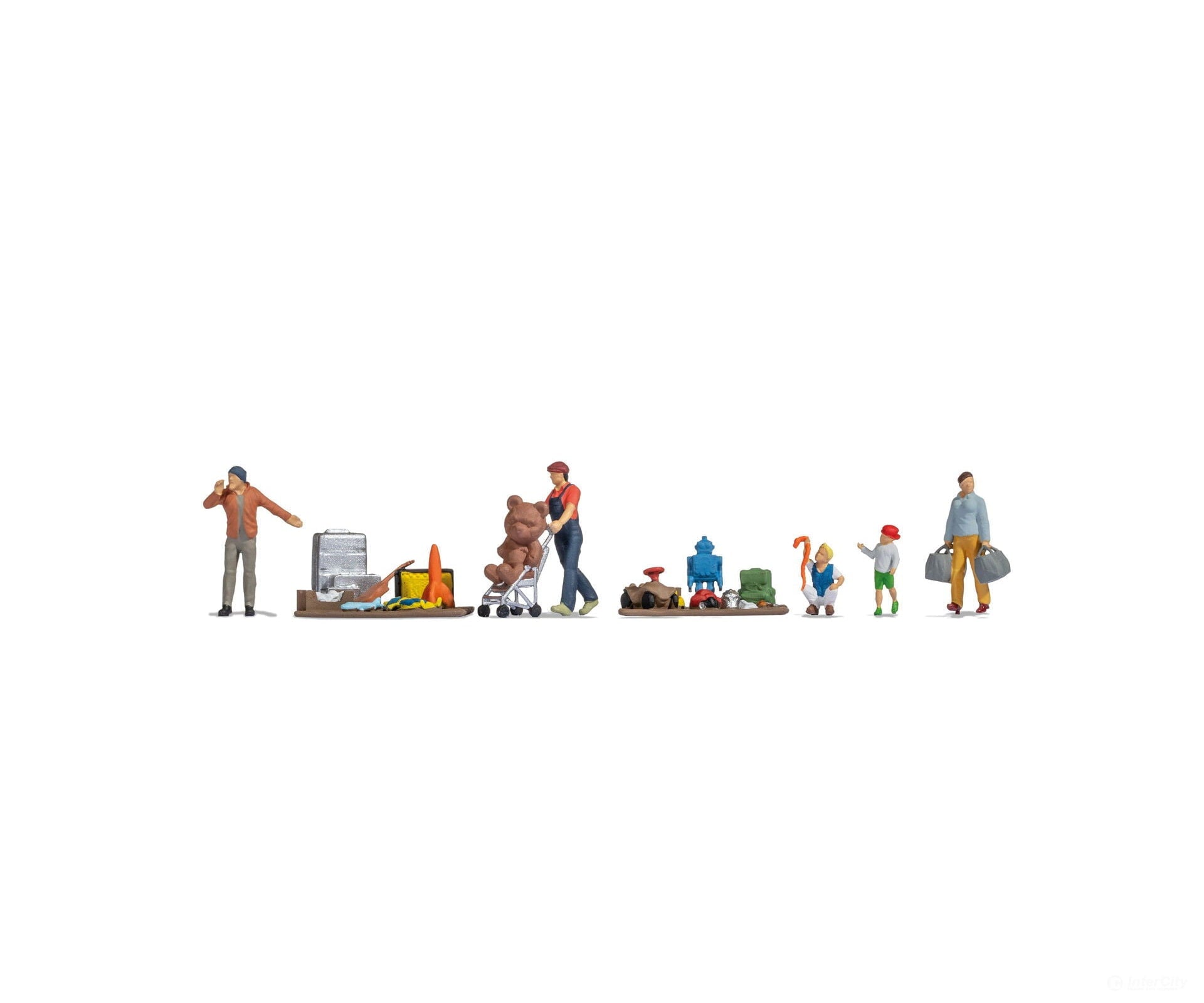 Noch 16282 HO Themed Figures Set ’Flea Market’ Figures