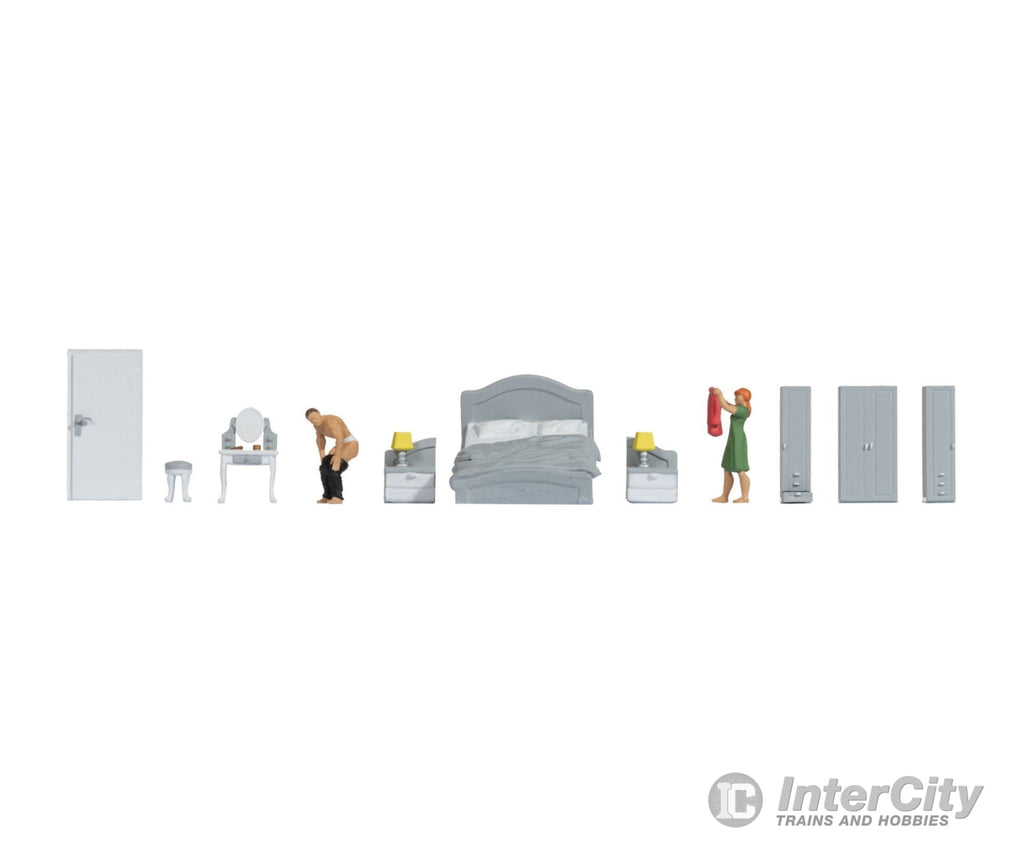 Noch 16287 HO Themed Figures Set ‘Bedroom’ Figures