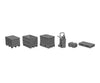 Noch 16412 HO 3D Kit Cargo Pallets & Crates Figures