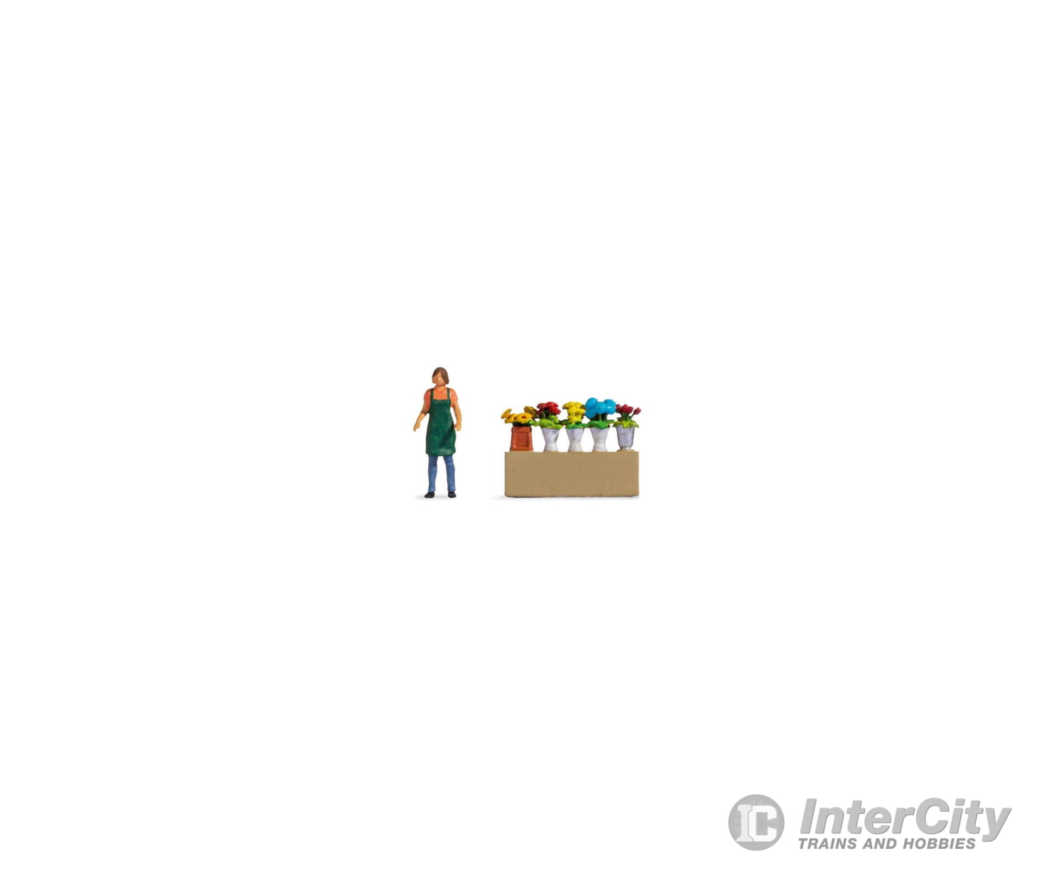 Noch 16502 HO Tiny Scenes ’Flower Stall’ Figures