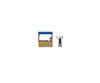 Noch 16503 HO Tiny Scenes ’Fish Stall’ Figures