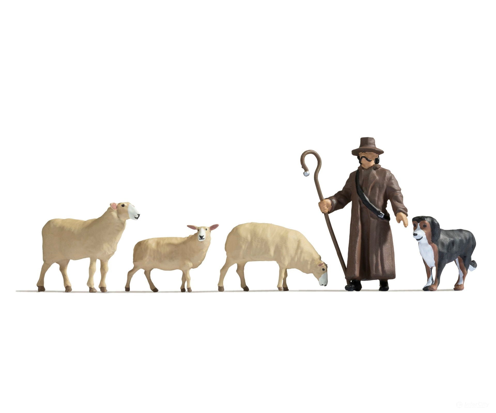 Noch 17901 O Shepherd and Sheep Figures