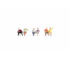 Noch 18132 HO Sitting People Figures