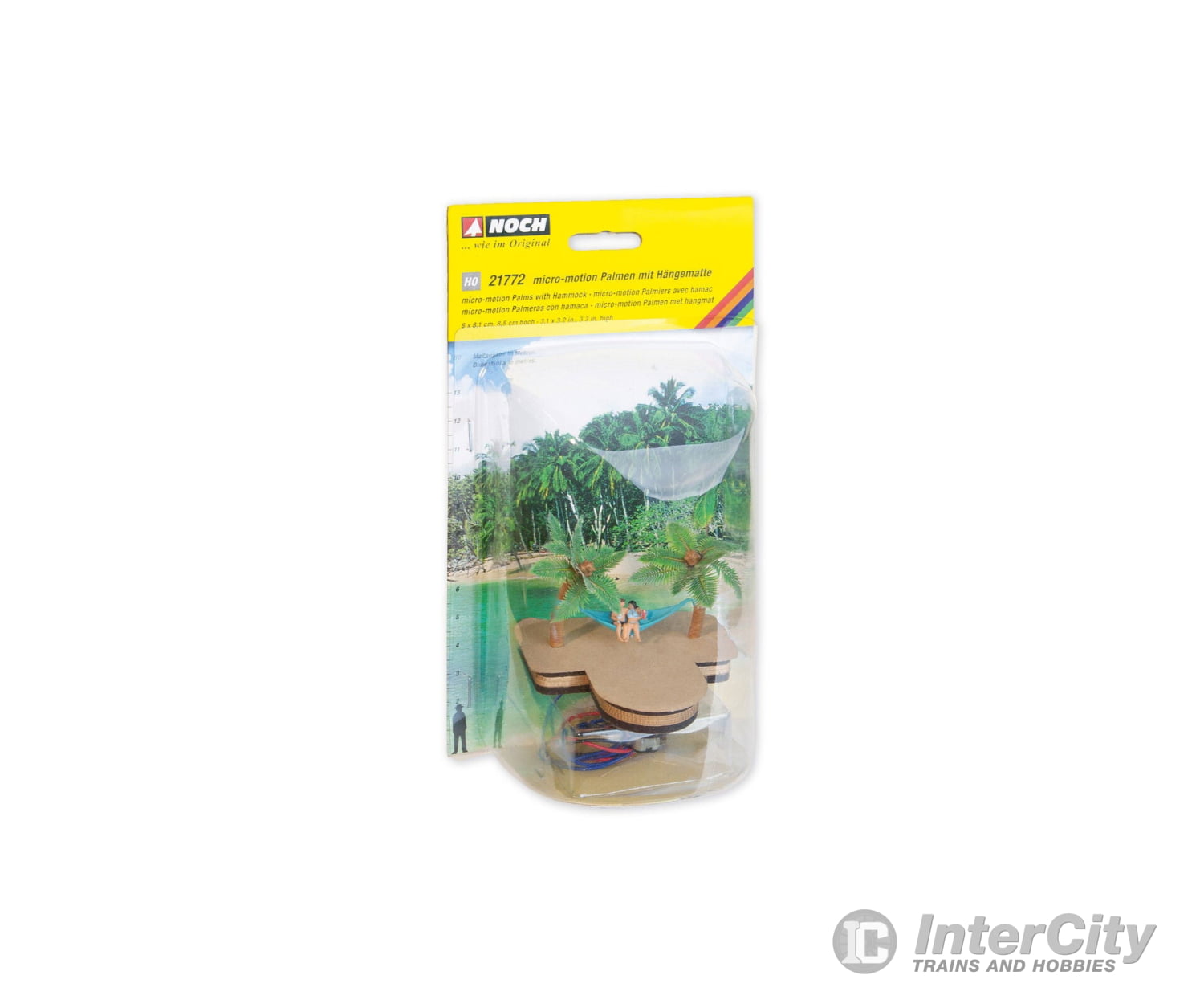 Noch 21772 HO micro-motion Palms with Hammock Trees & Vegetation