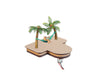 Noch 21772 HO micro-motion Palms with Hammock Trees & Vegetation