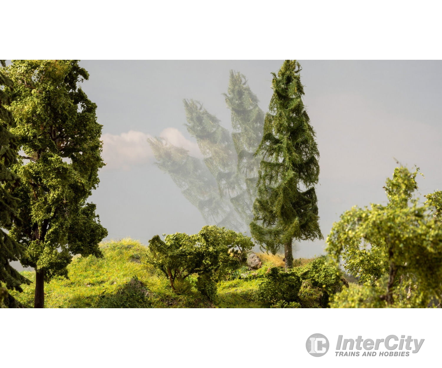 Noch 21775 HO TT micro-motion Falling Tree ’Fir Tree’ Trees & Vegetation