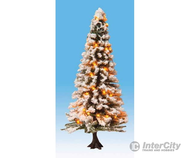 Noch 22130 Snow-Covered Christmas Tree With 30 Leds -- 4-3/4 12Cm Tall Scenery Details