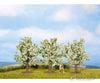 Noch 25511 N Z Fruit Trees white 3 pcs. 4.5 cm high Trees & Vegetation