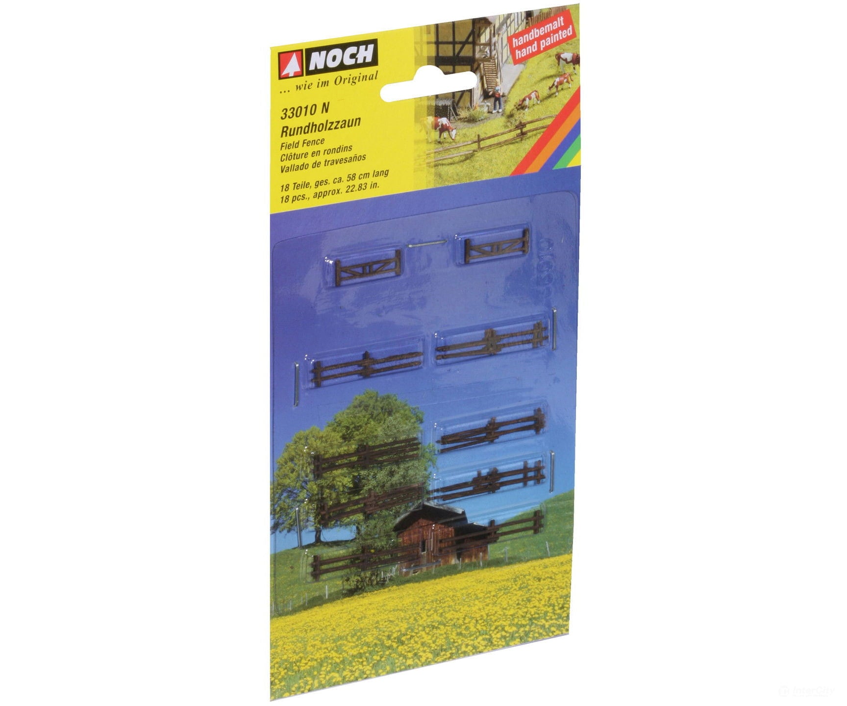 Noch 33010 N Log Fence Scenery Details