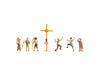 Noch 36874 N Mountain Hikers with Cross Figures
