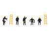 Noch 38001 N Fire Brigade Figures