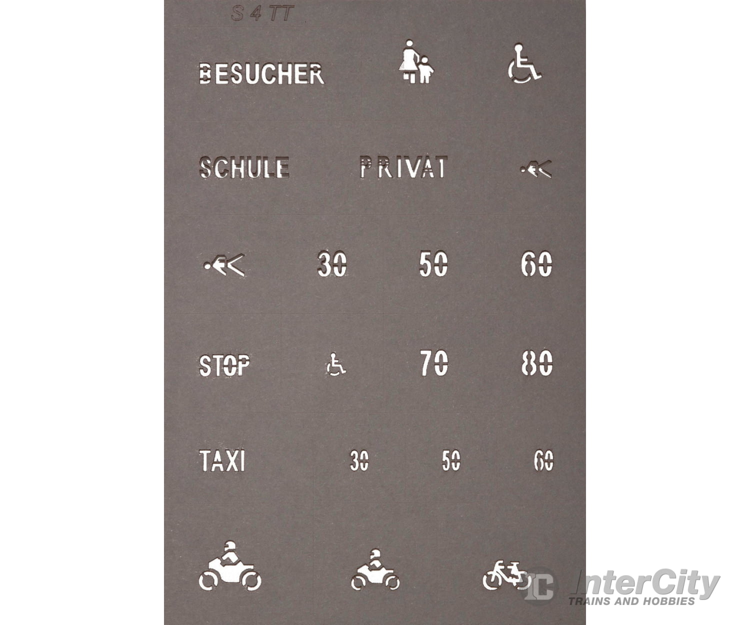 Noch 48600 TT Road Marking Stencils Roads and Streets