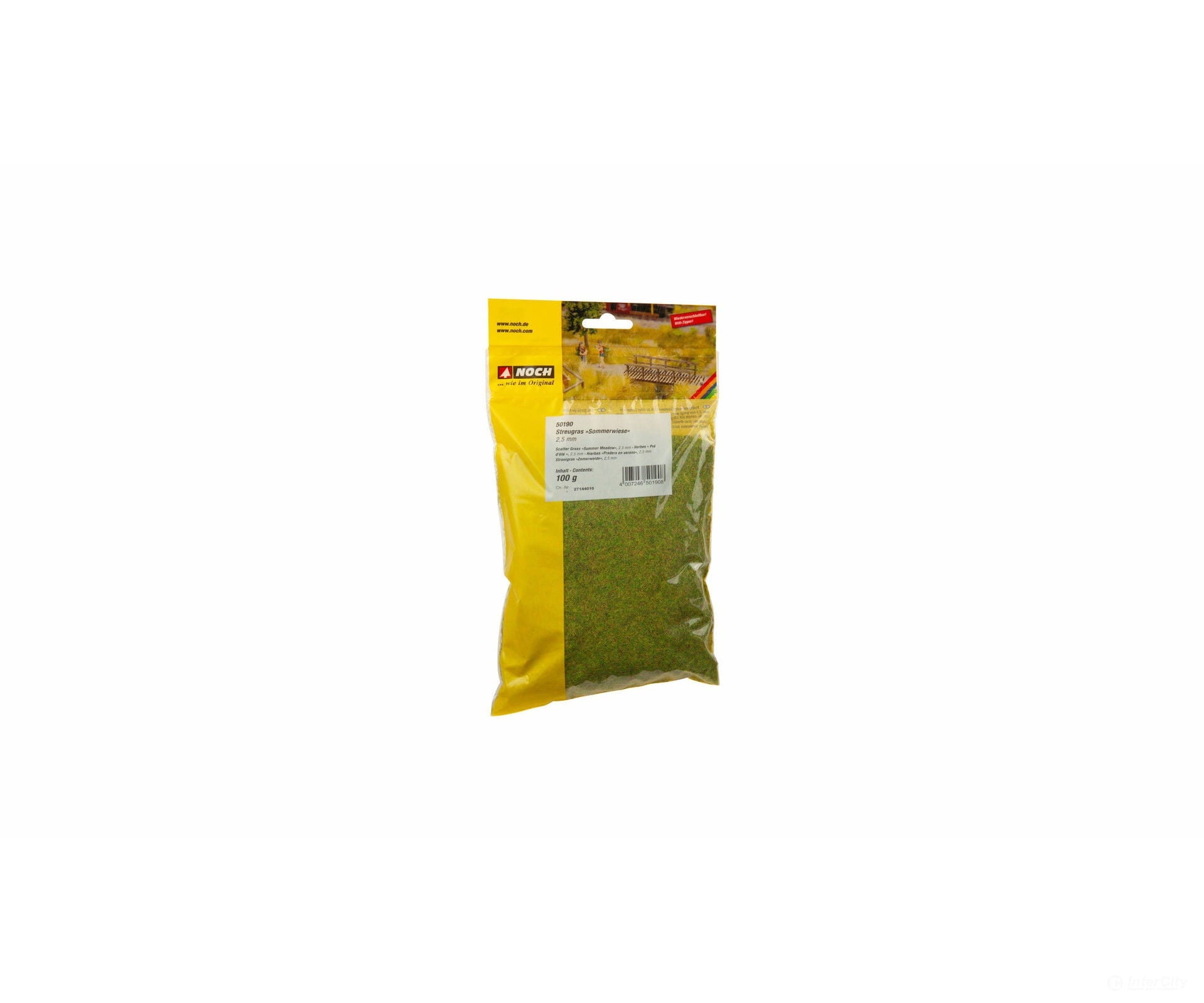 Noch 50190 Scatter Grass ’Summer Meadow’ 2.5 mm Static Grass & Applicators