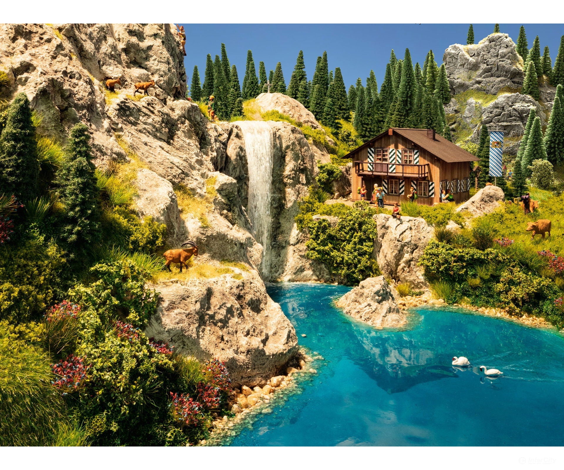 Noch 53600 HO easy TRACK Railway Route Kit ’Karlsberg’ Layout Kits