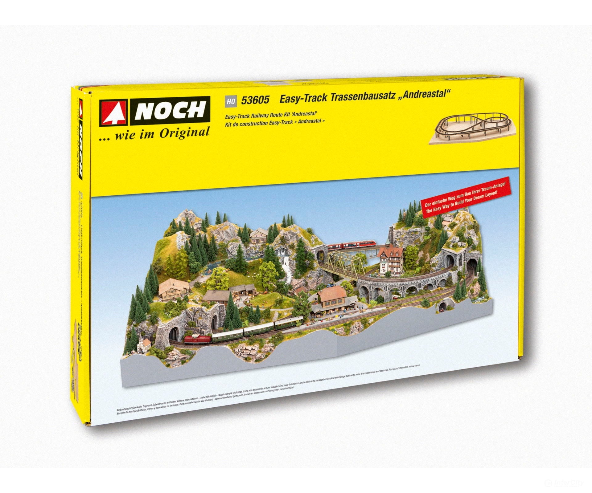 Noch 53605 HO easy TRACK Railway Route Kit ’Andreastal’ Layout Kits