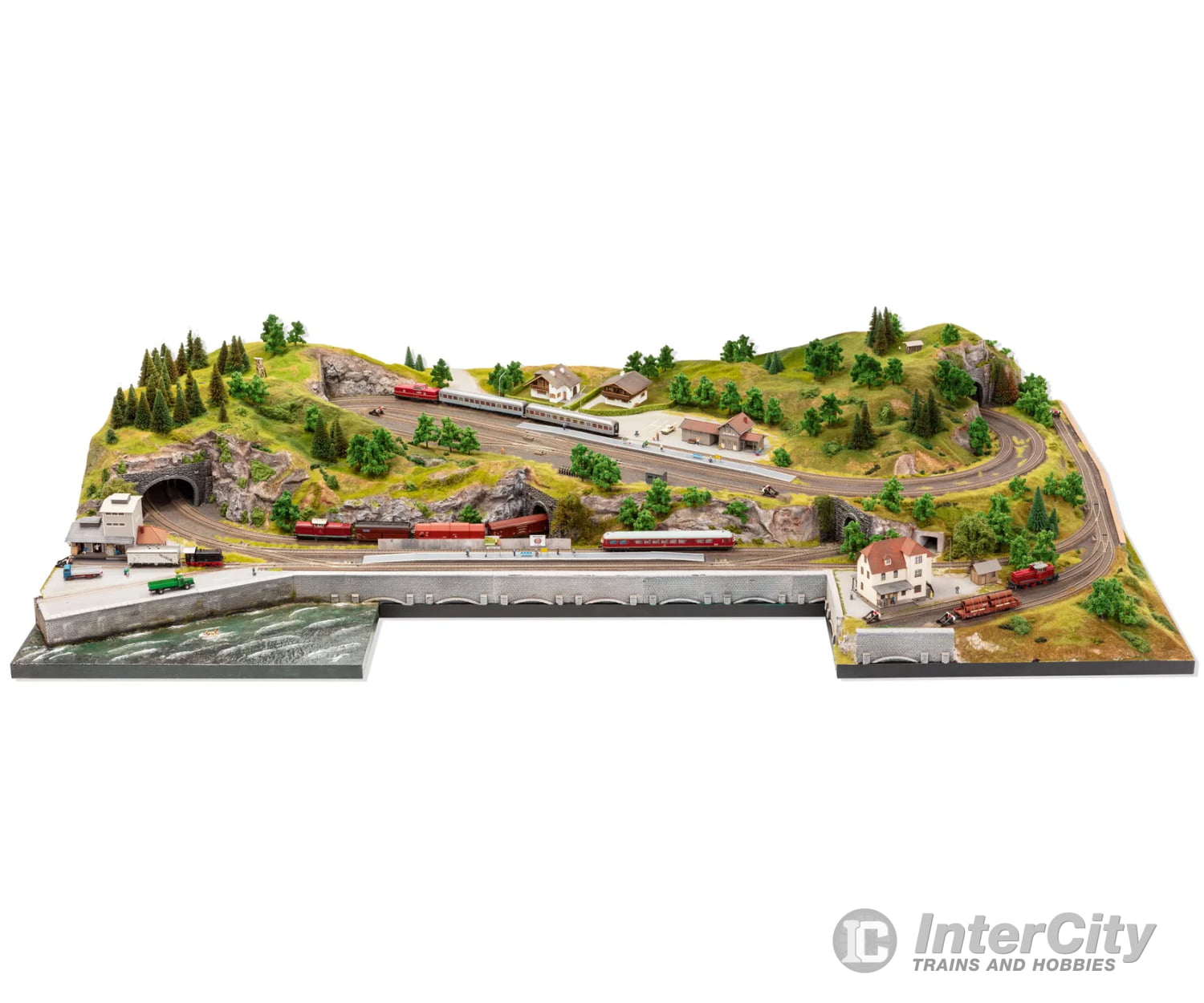 Noch 53610 HO easy TRACK Railway Route Kit ’Martinstadt’ Layout Kits