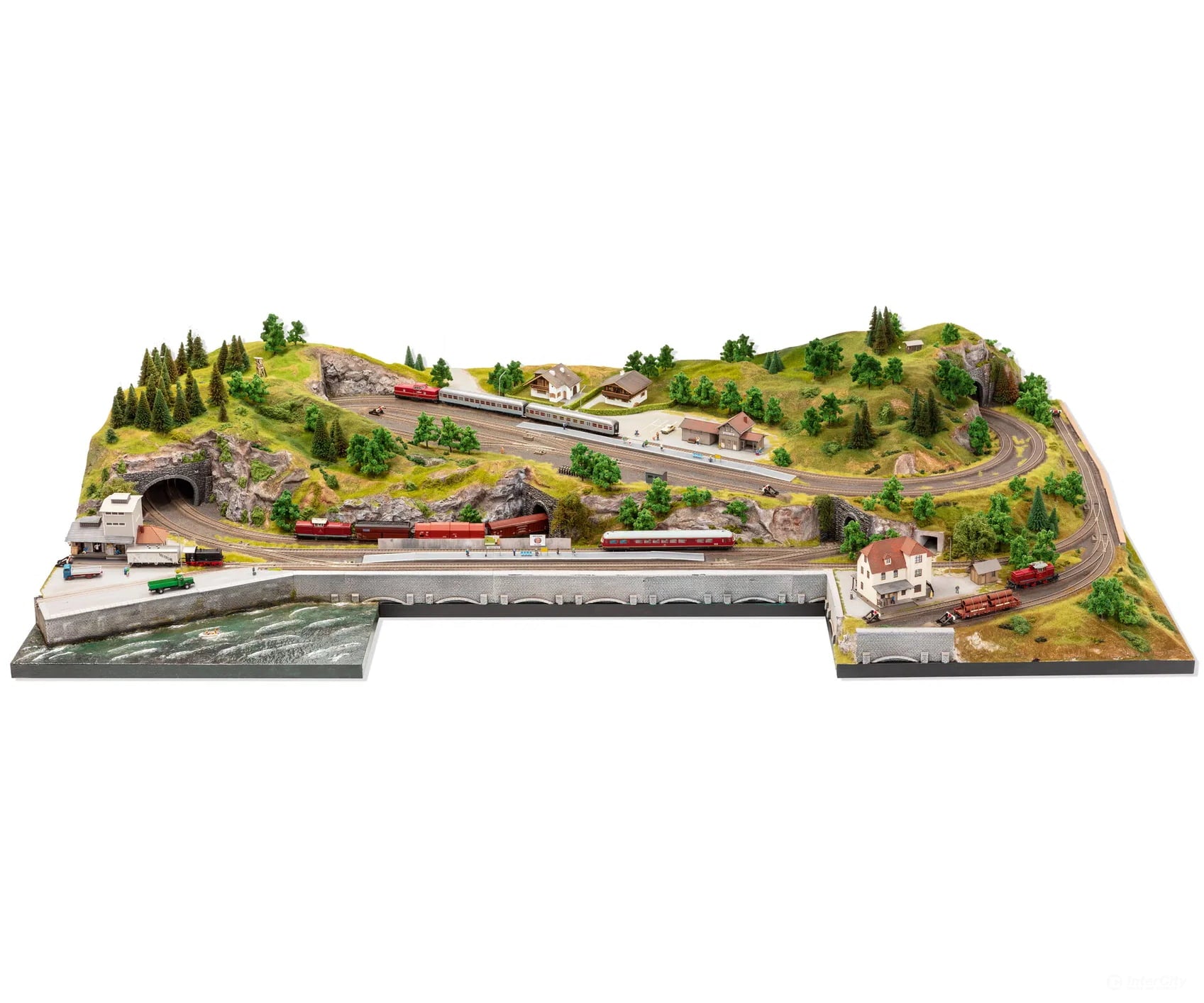 Noch 53610 HO easy TRACK Railway Route Kit ’Martinstadt’ Layout Kits