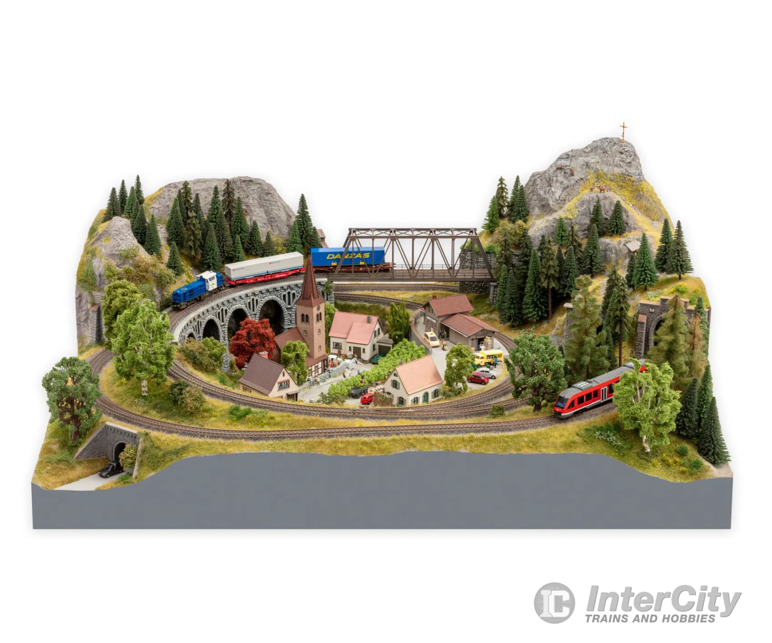 Noch 53615 HO easy TRACK Railway Route Kit “Theisensee” Layout Kits