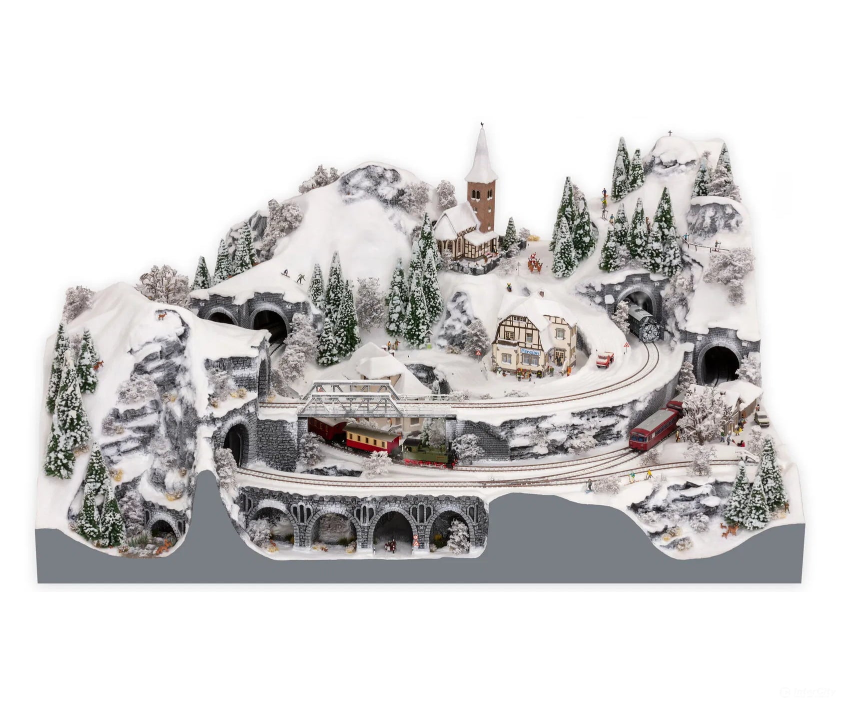 Noch 53615 HO easy TRACK Railway Route Kit “Theisensee” Layout Kits