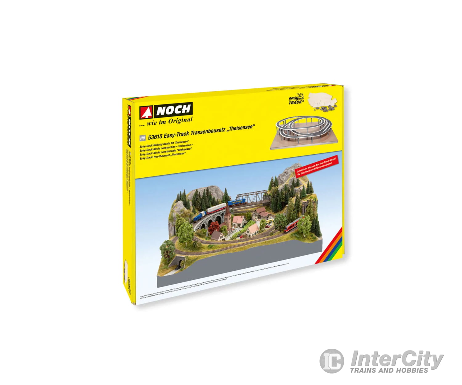 Noch 53615 HO easy TRACK Railway Route Kit “Theisensee” Layout Kits