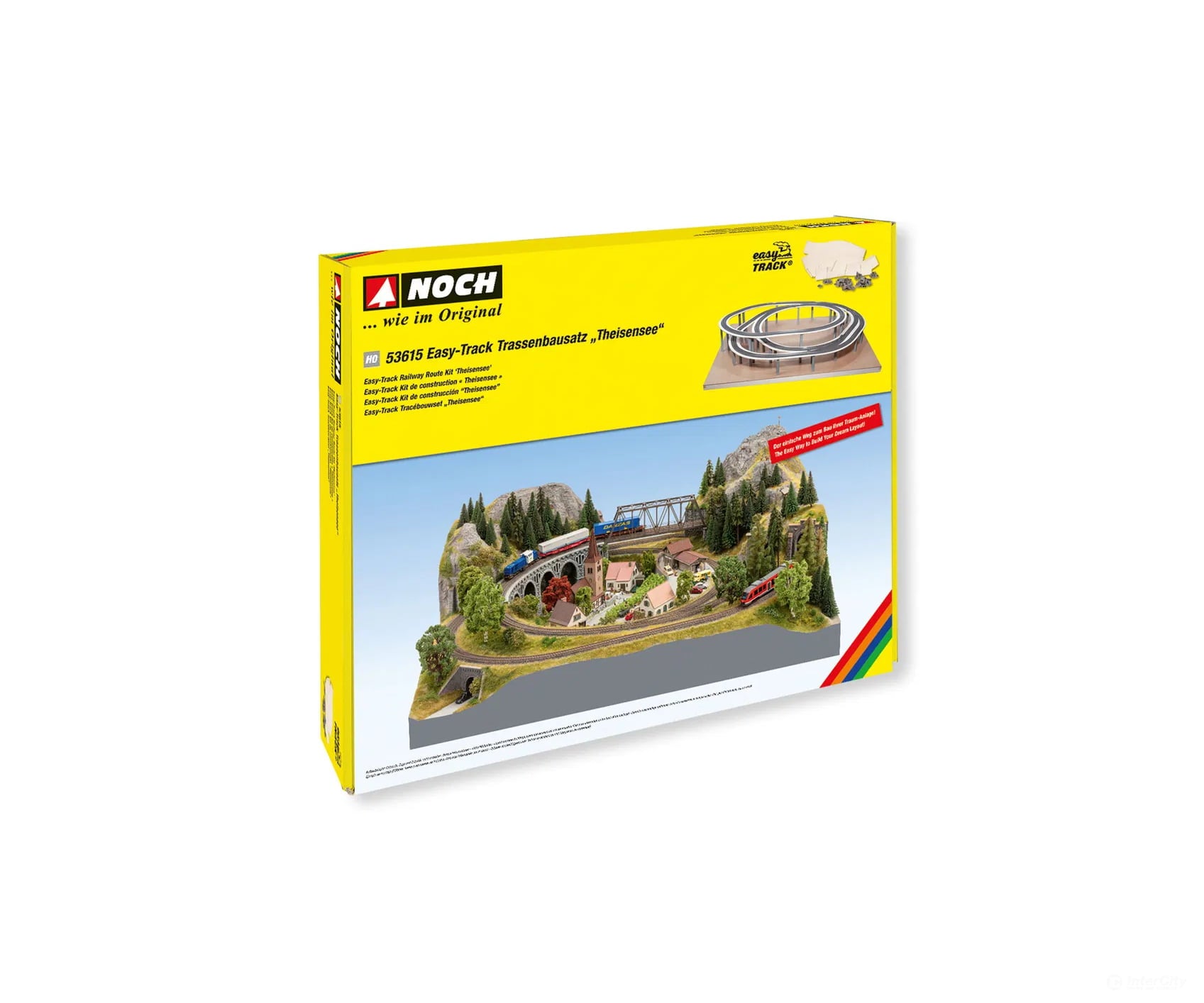 Noch 53615 HO easy TRACK Railway Route Kit “Theisensee” Layout Kits