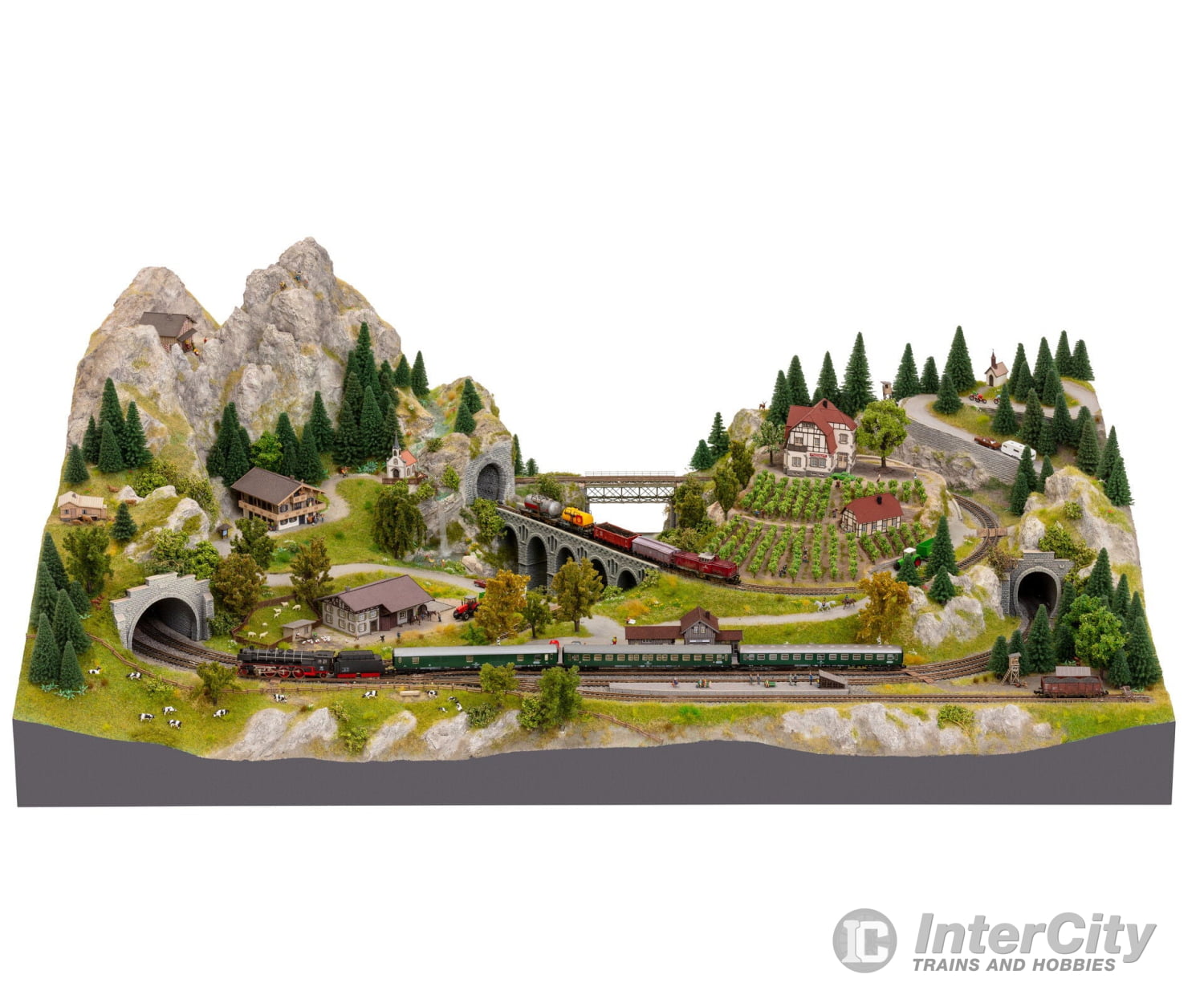 Noch 53700 N easy TRACK Railway Route Kit ‘Mittelberg’ Layout Kits