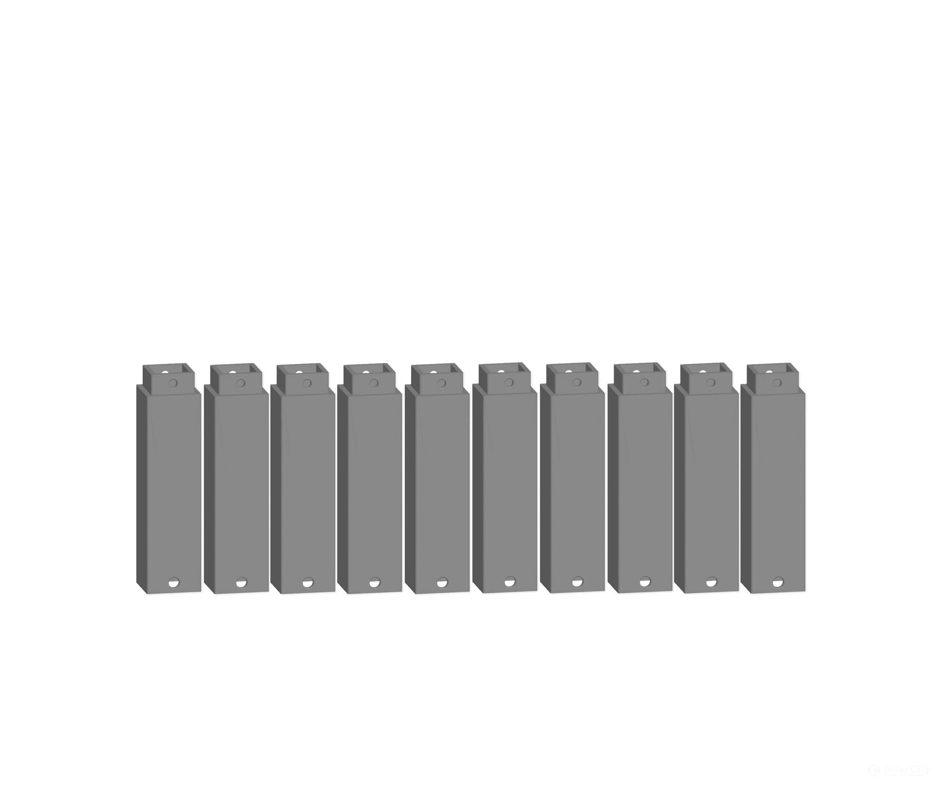 Noch 53907 HO TT N Easy-Track Pillar Element 58 mm Layout Kits