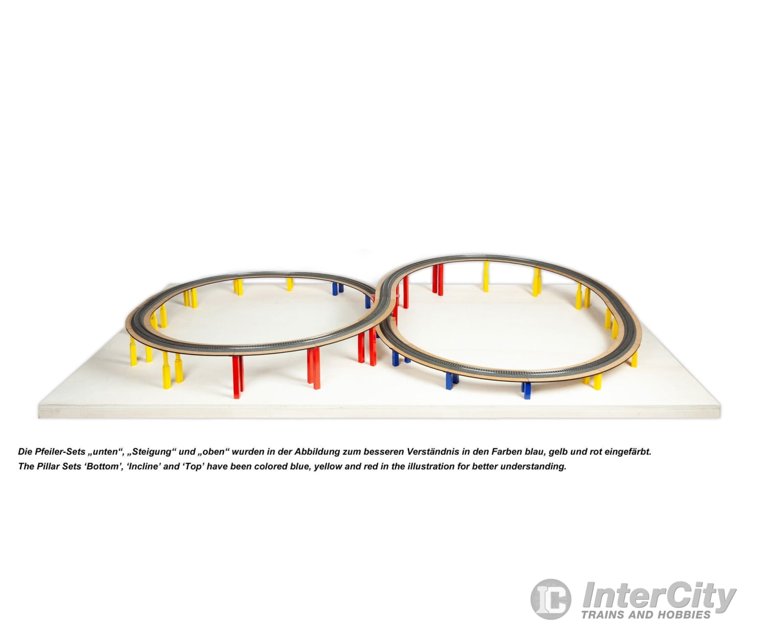 Noch 53942 HO TT N easy TRACK Pillar Set Incline Layout Kits