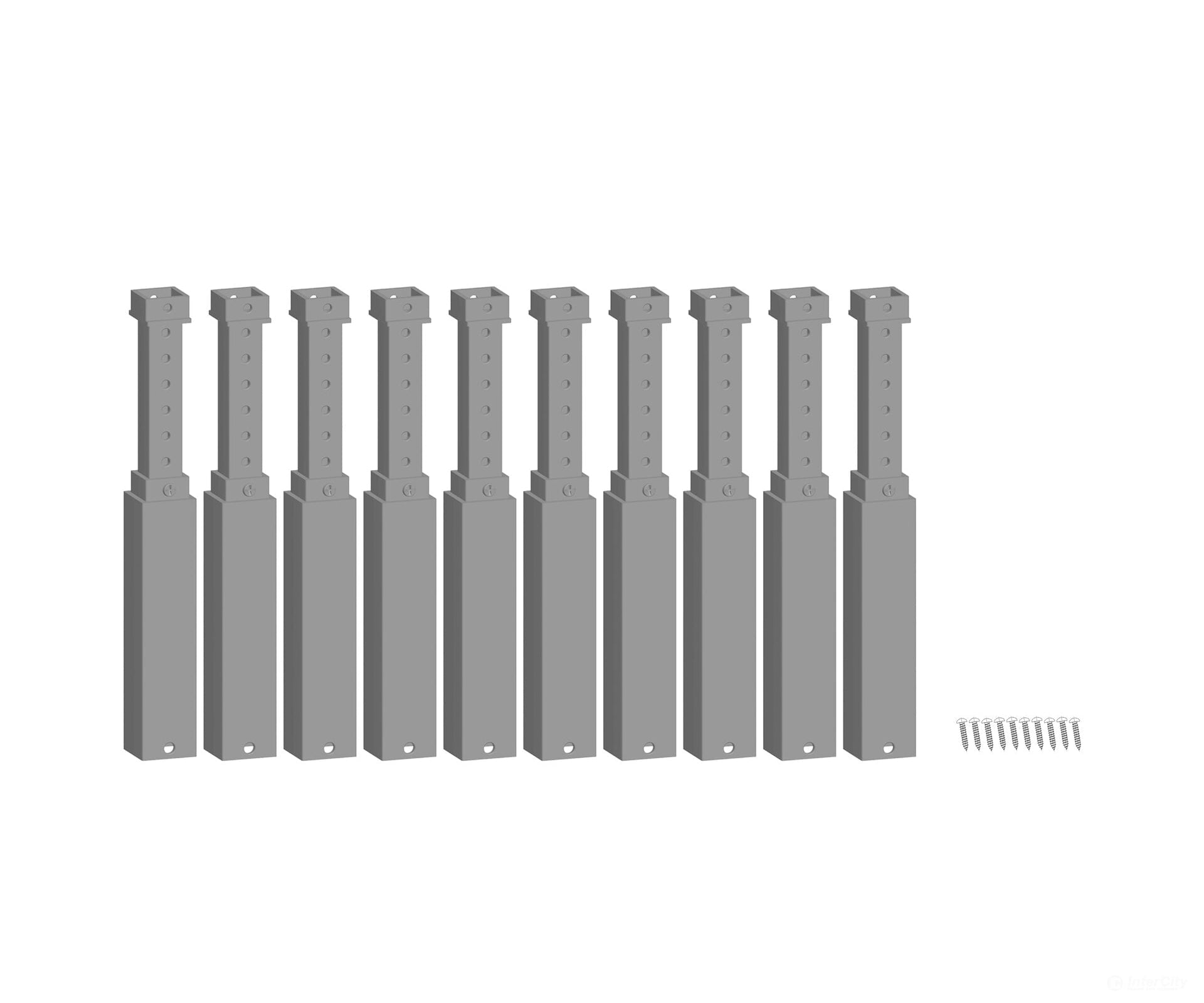 Noch 53943 HO TT N easy TRACK Pillars Height-Adjustable Layout Kits
