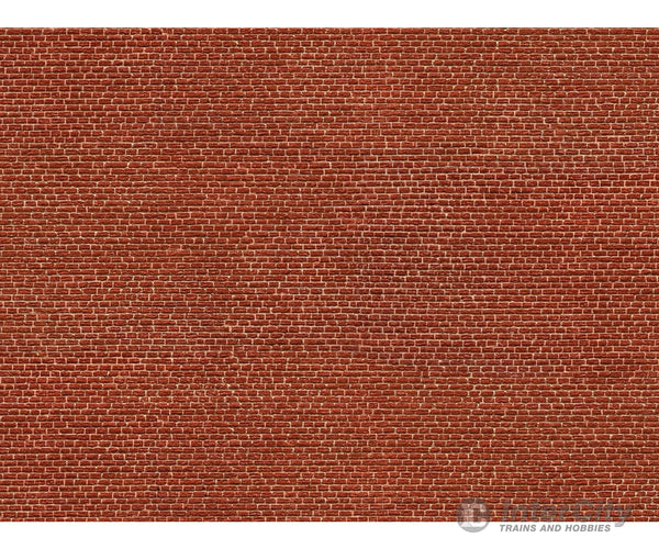 Noch 56610 HO 3D Cardboard Sheet ’Clinker Brick’ Other Scenery
