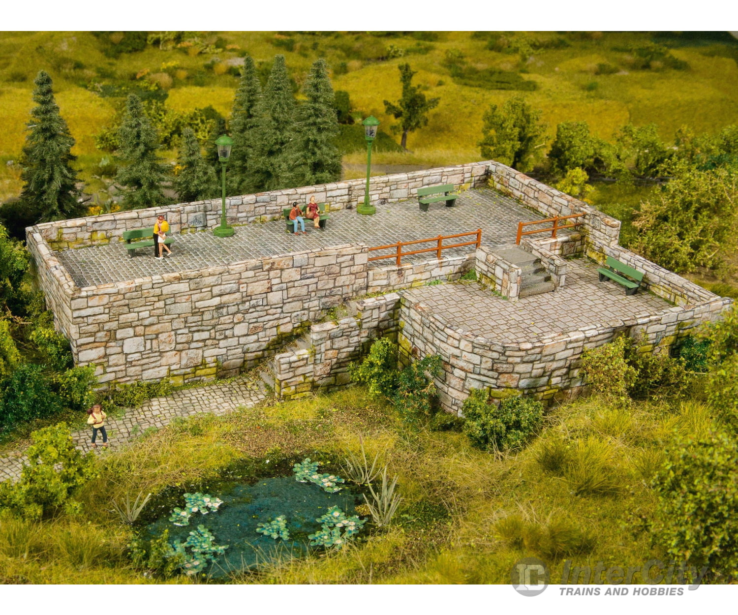 Noch 56640 HO 3D Cardboard Sheet ’Quarrystone Wall’ Other Scenery
