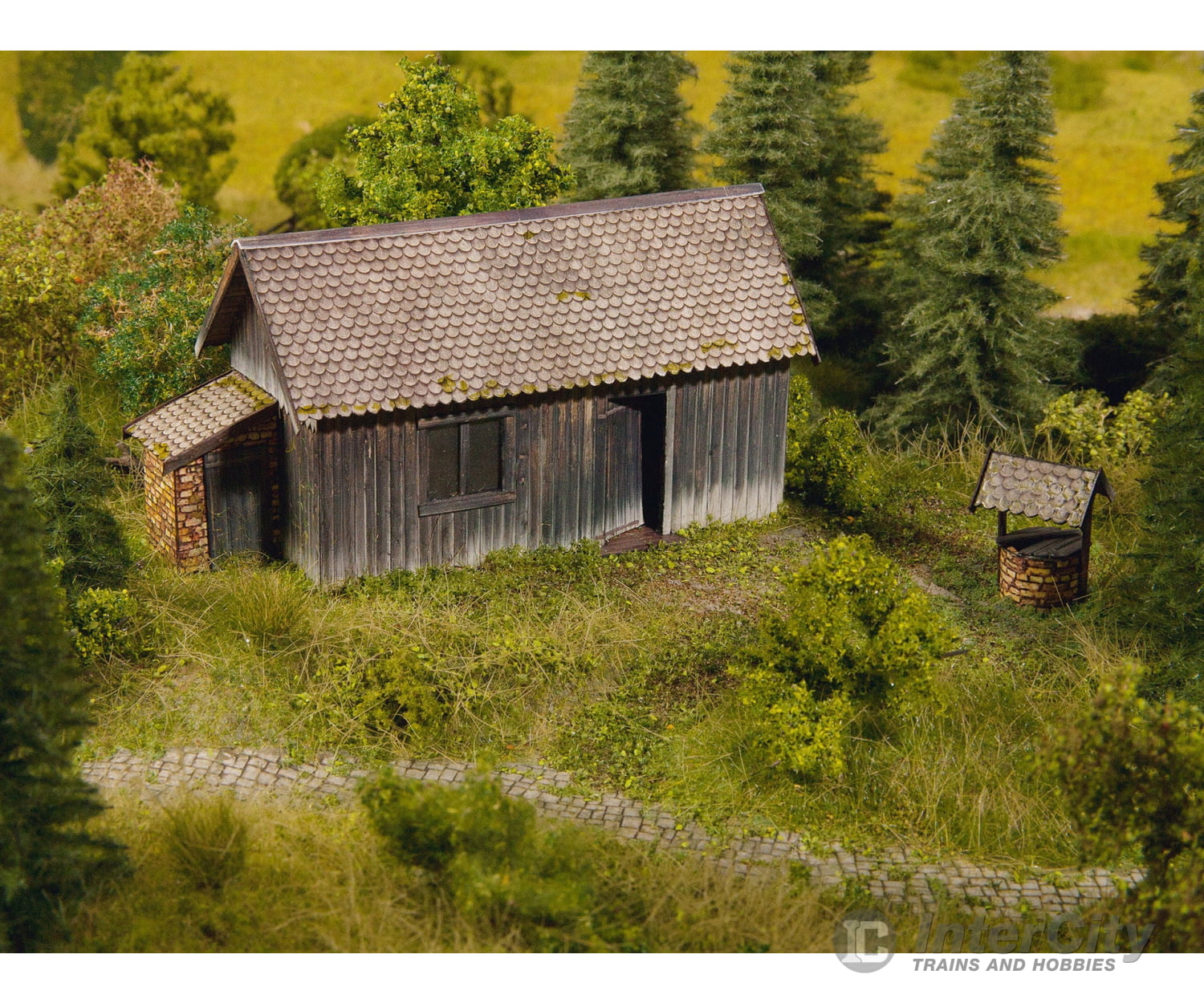 Noch 56665 HO 3D Cardboard Sheet ’Timber Wall’ Other Scenery