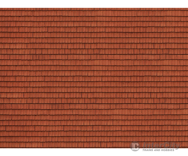 Noch 56670 HO 3D Cardboard Sheet ’Roof Tiles’ Other Scenery