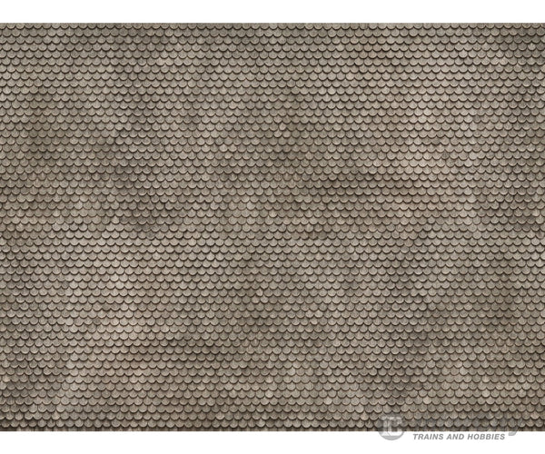 Noch 56691 HO 3D Cardboard Sheet ’Plain Tiles’ Other Scenery