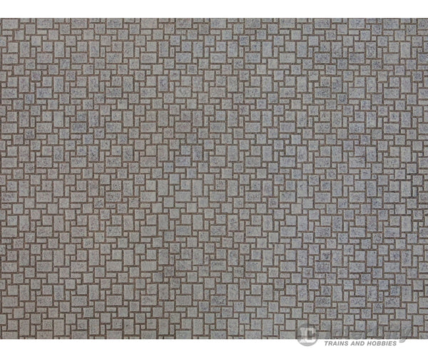 Noch 56722 HO 3D Cardboard Sheet ’Modern Paving’ Roads and Streets