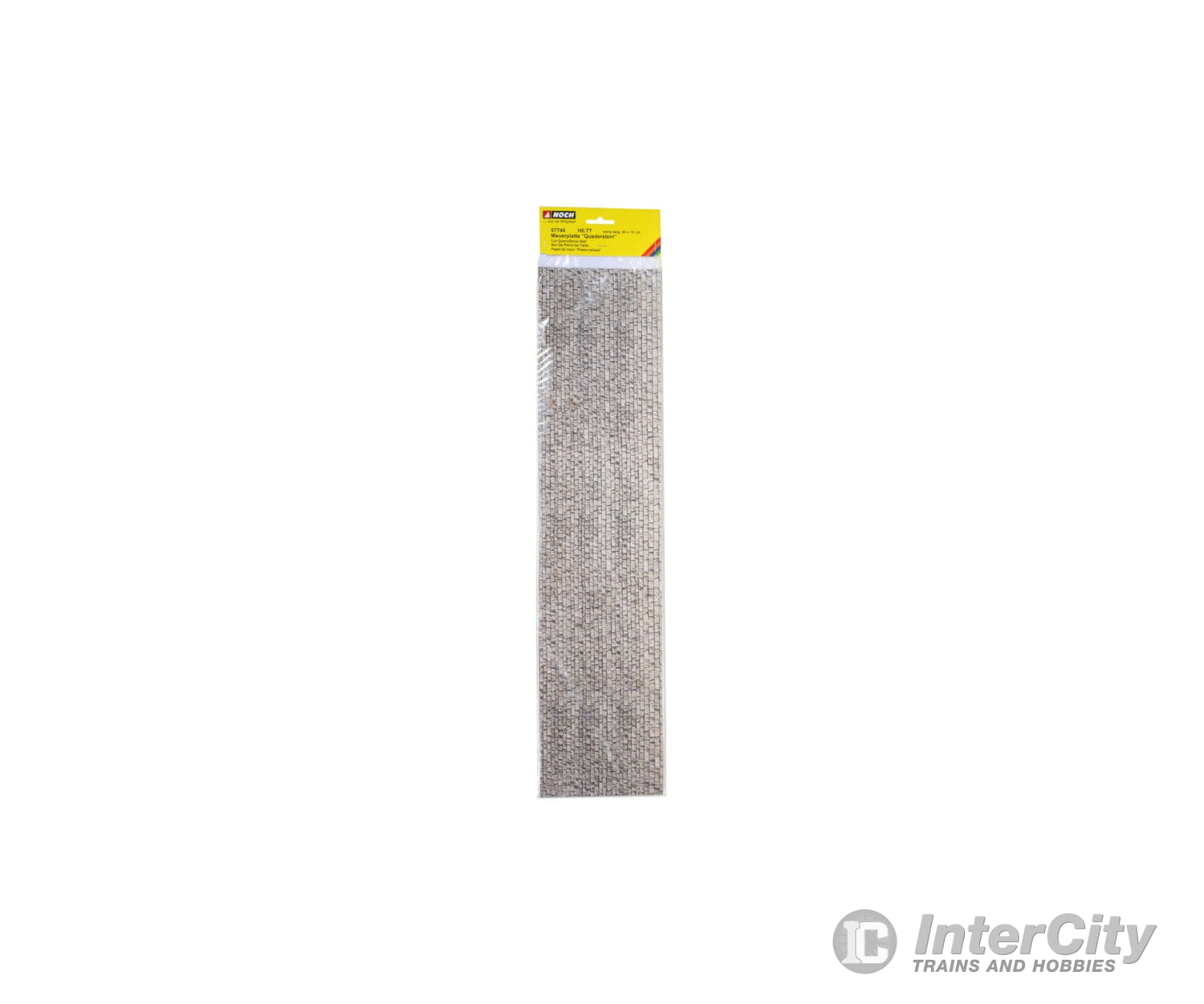 Noch 57740 HO TT O Wall Sheet ’Ashlar’ Extra Long Other Scenery