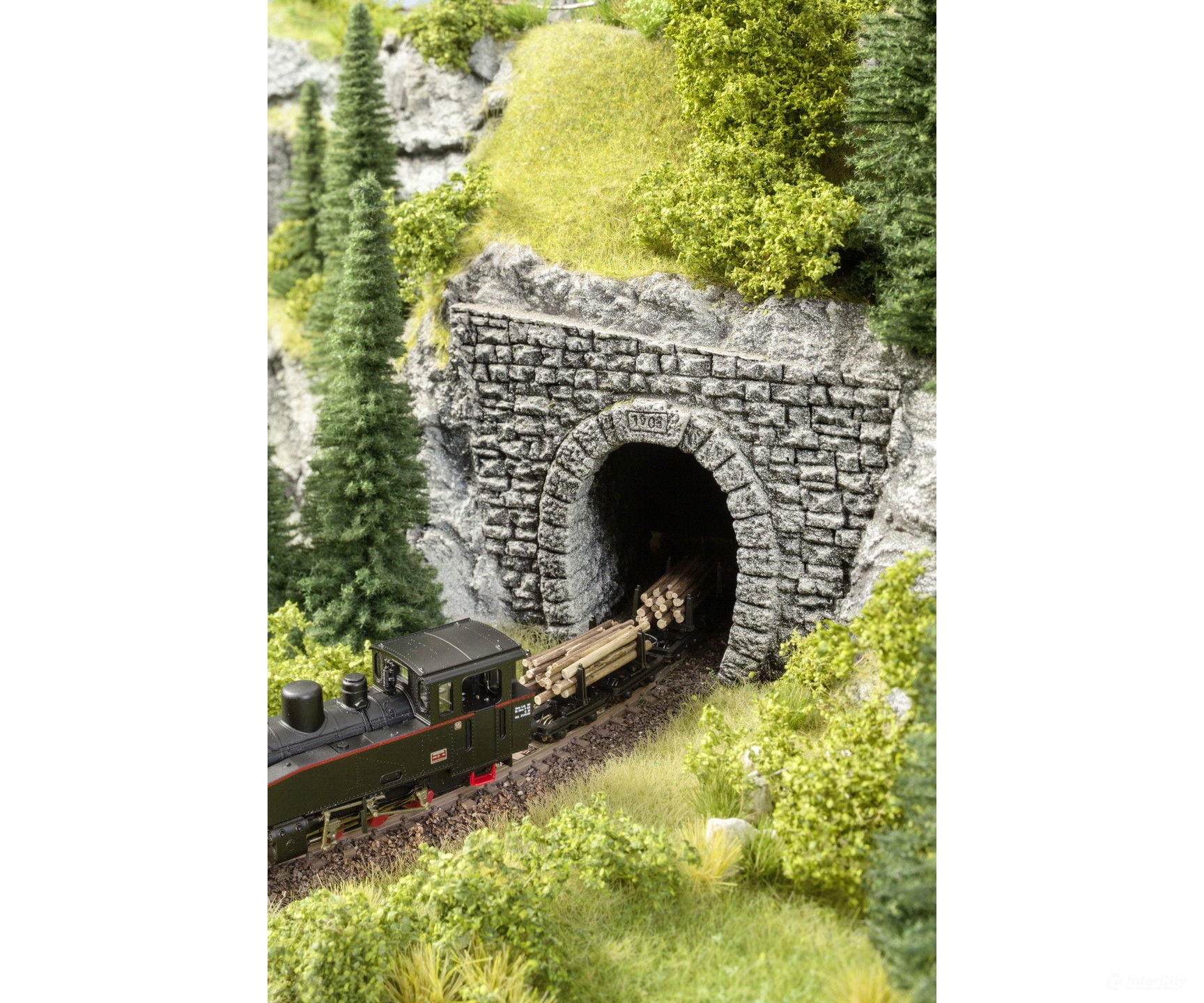 Noch 58026 hoe H0m Tunnel Portal Single Track for Narrow-Gauge Railways Tunnels & Bridges