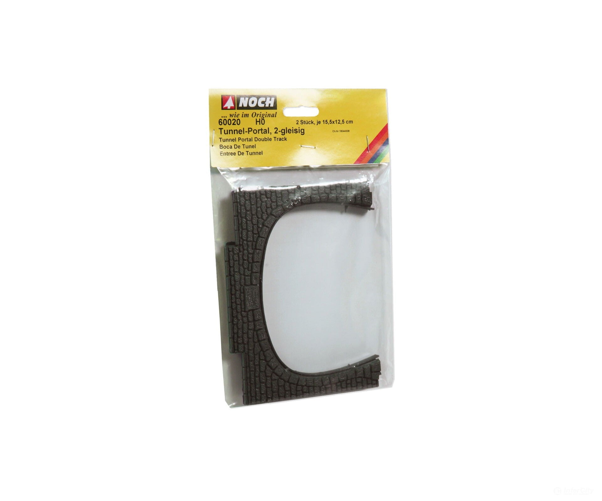 Noch 60020 HO Plastic Tunnel Portal Double Track Tunnels & Bridges