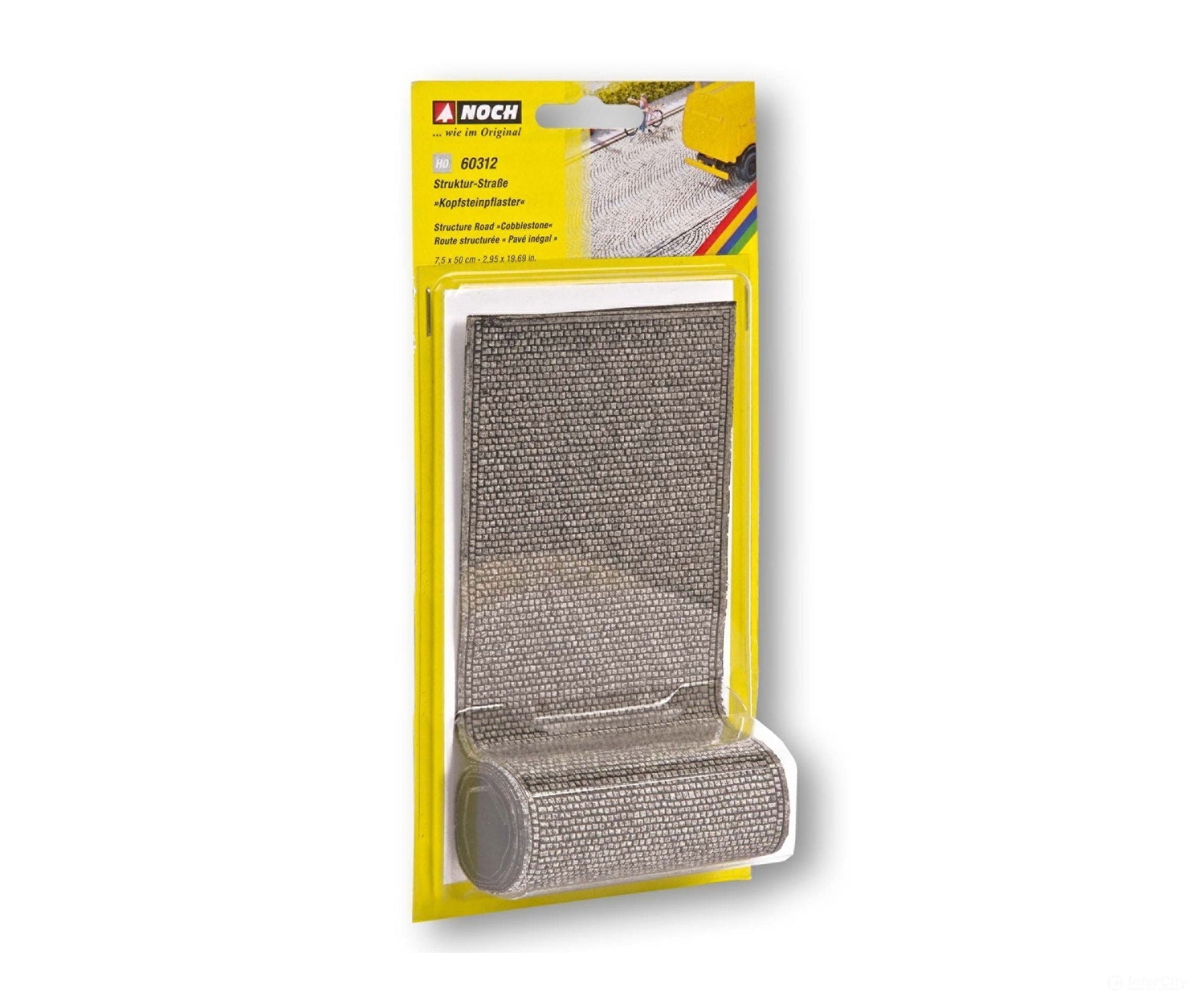 Noch 60312 HO Structured Road ’Cobblestones’ Roads and Streets