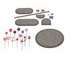 Noch 60525 HO Road Decoration Set Roads and Streets