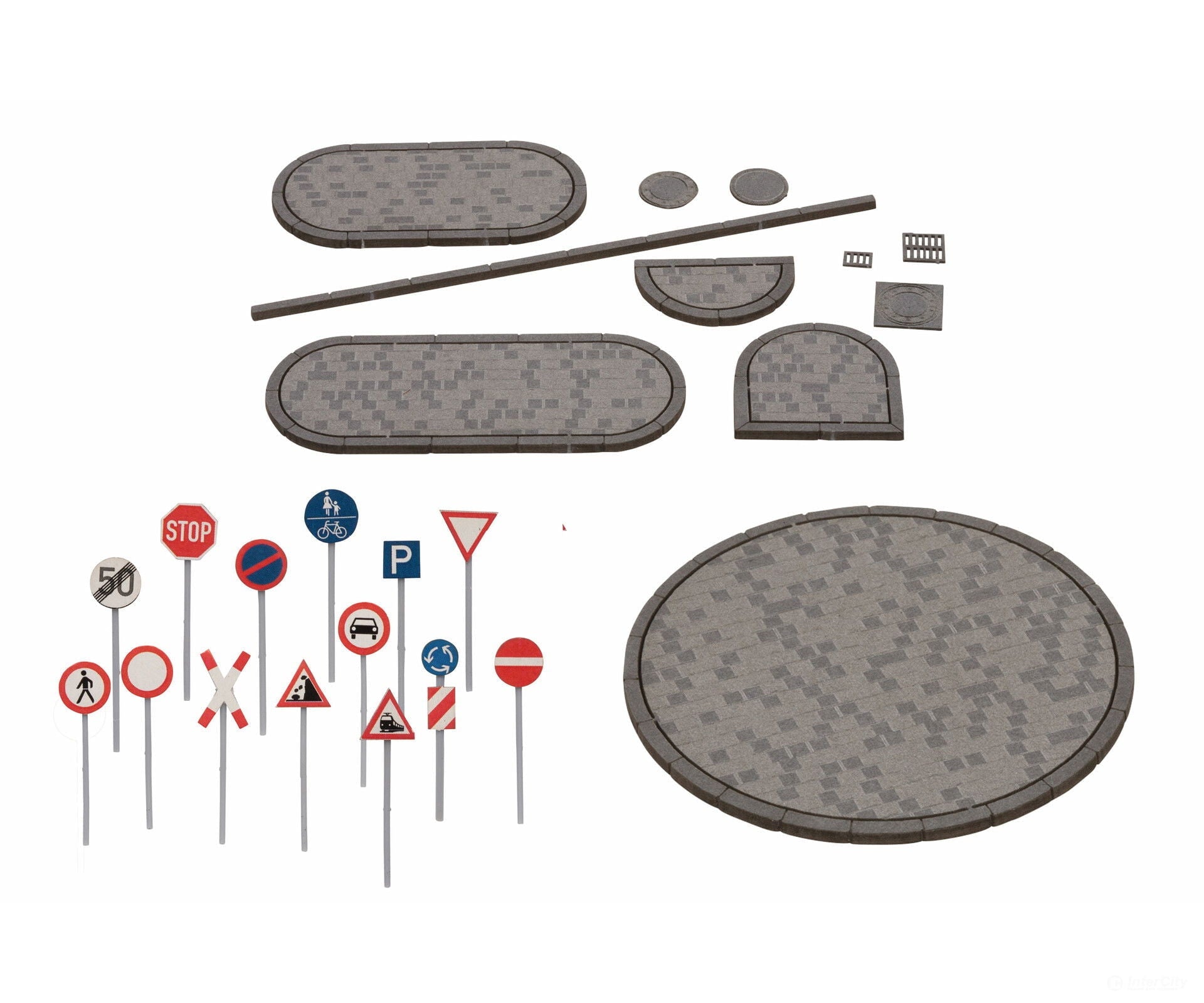 Noch 60525 HO Road Decoration Set Roads and Streets