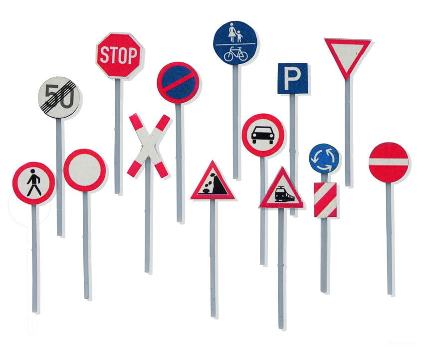 Noch 60525 HO Road Decoration Set Roads and Streets