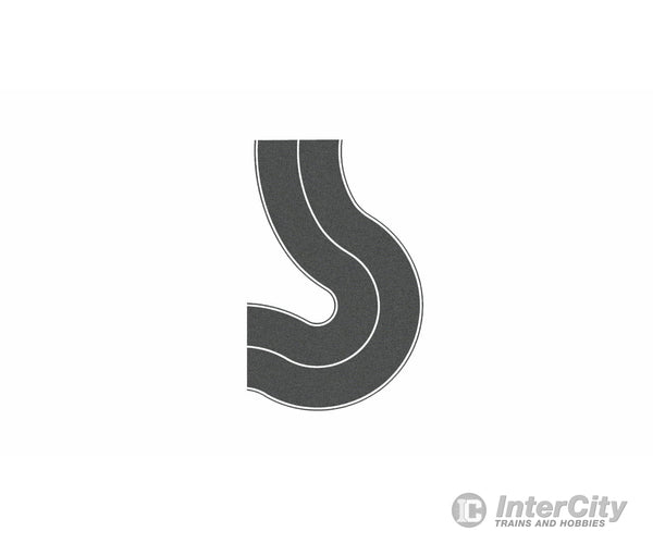 Noch 60701 HO Main Road Universal Curve Asphalt Roads and Streets