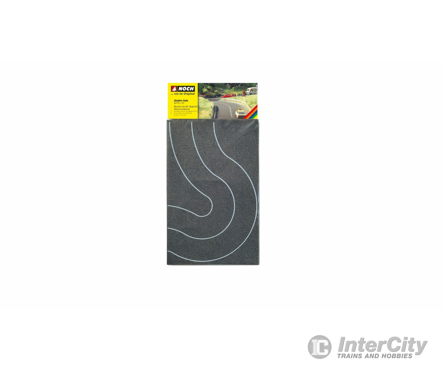 Noch 60701 HO Main Road Universal Curve Asphalt Roads and Streets