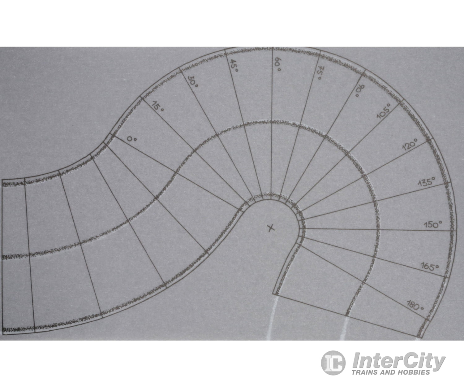 Noch 60704 HO Main Road Universal Curve Grey Roads and Streets