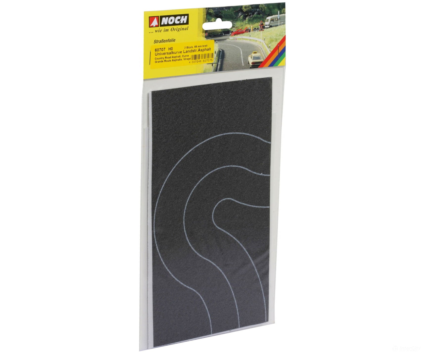 Noch 60707 HO Country Road Universal Curve Roads and Streets